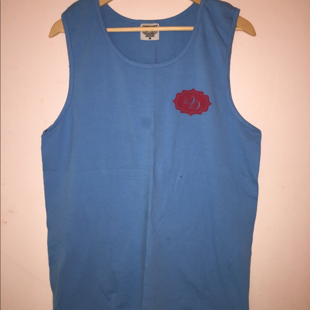 Comfort Colors light blue tank